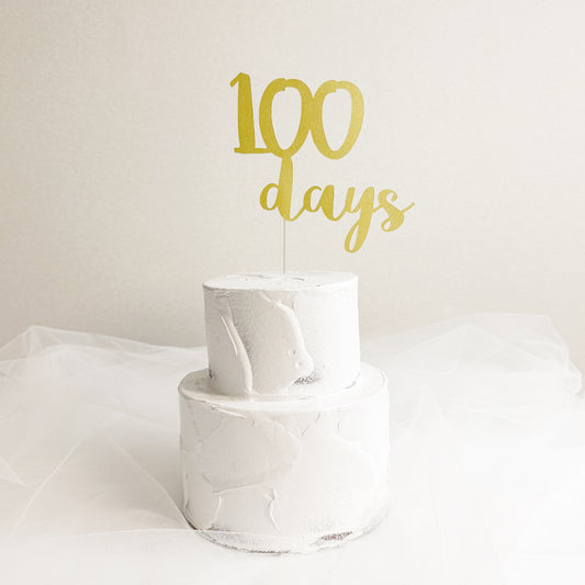 100days cake topper